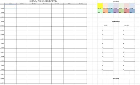 This Time Management Spreadsheet Template Surprise For You Today Put It On Your Desk To Produce