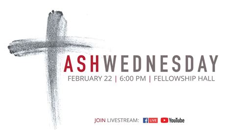 2023 Ash Wednesday Service Youtube