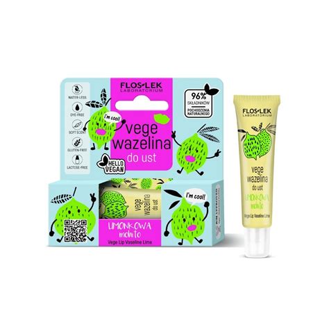 Floslek Lip Care Vege Wazelina Do Ust Mohito Limonkowa 10 G Sklep