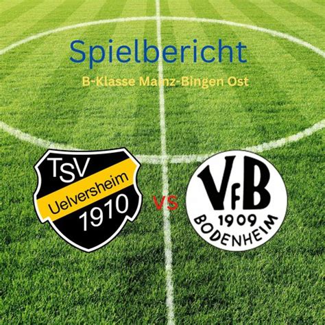 TSV 1910 Uelversheim E V Spielbericht TSV Uelversheim Vs VfB