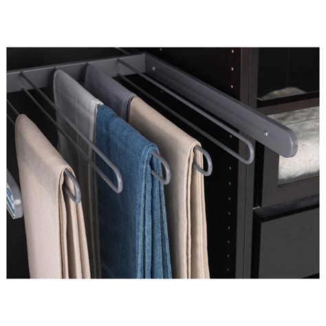 KOMPLEMENT Pull Out Trouser Hanger Dark Grey IKEA Indonesia