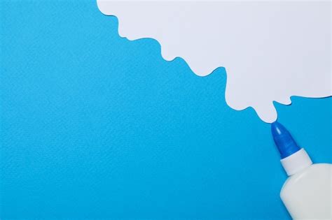 Premium Photo | Concept of different office stationery with glue