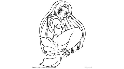 Dibujo De Mermaid Melody Pichi Pichi Pitch Para Colorear Y Pintar 16586