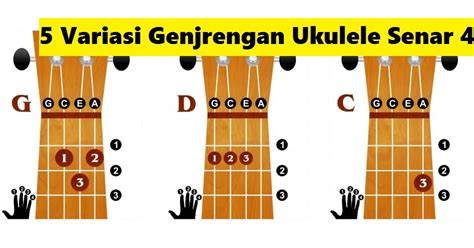 5 Variasi Genjrengan Ukulele Senar 4 CalonPintar