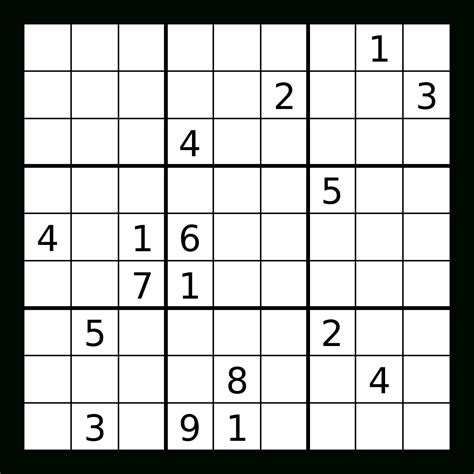 Sudoku For Kids Printable 3×3 Sudoku Puzzles Printable