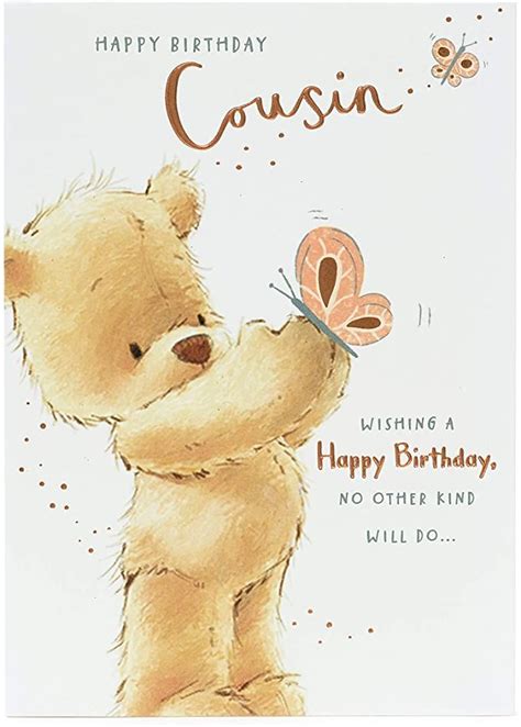 Cousin Birthday Card - Birthday Card Cousin Female - Birthday Card for ...