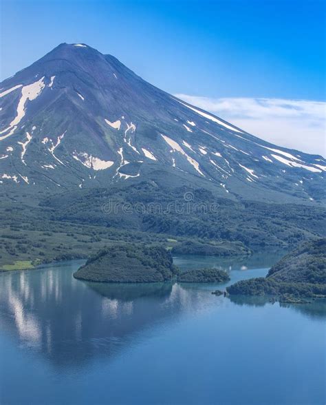 Picturesque Summer Volcanic Landscape Of Kamchatka Stock Image Image