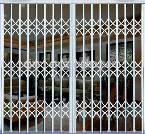 Hinged White Balcony Folding Gate For Commercial At Rs 300 Square Feet