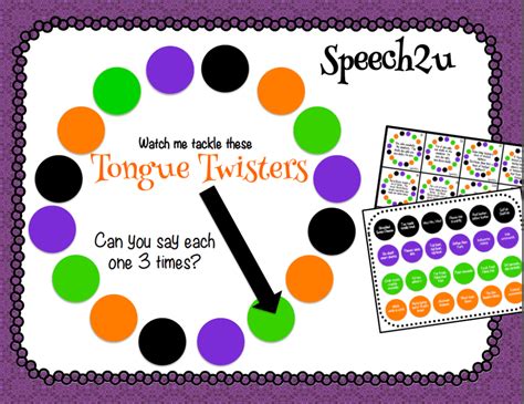 Tongue Twisters (freebie) - Speech 2U