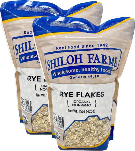 Shiloh Farms Organic Non Gmo Rye Flakes 15 Ounces 2