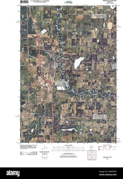 Map Of Princeton Minnesota Cut Out Stock Images And Pictures Alamy