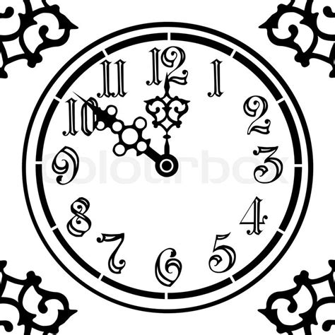 Old Clock Drawing at GetDrawings | Free download