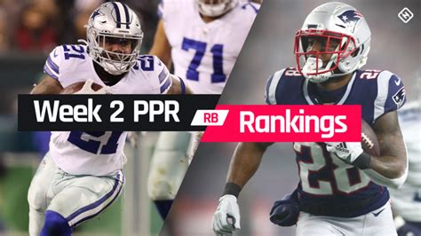 Week 2 Fantasy Rb Ppr Rankings Must Starts Sleepers Potential Busts