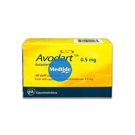 Dutasteride Avodart 05 Mg 30 Capsulesbox หมดอายุ 042025 Medtide