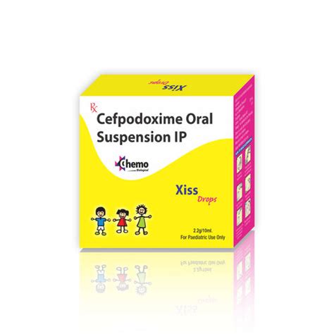 Cefpodoxime 25mg Per Ml With Water For Reconstitution At Best Price In