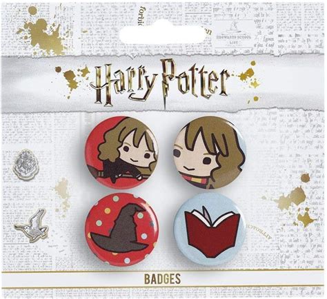 Set 4 Pin Harry Potter Surtido Amazon Es Juguetes Y Juegos