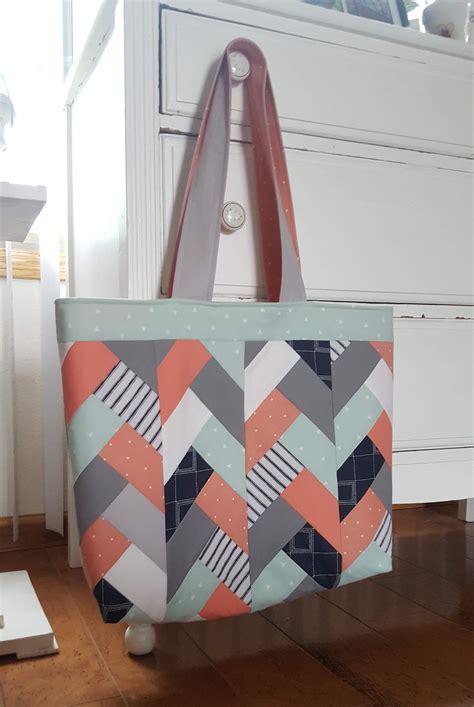 Quilted Tote Bag Pattern Midnight Stash Challenge