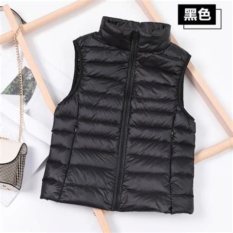 Femmes chaud gilet automne léger rembourré vestes ultra léger hiver