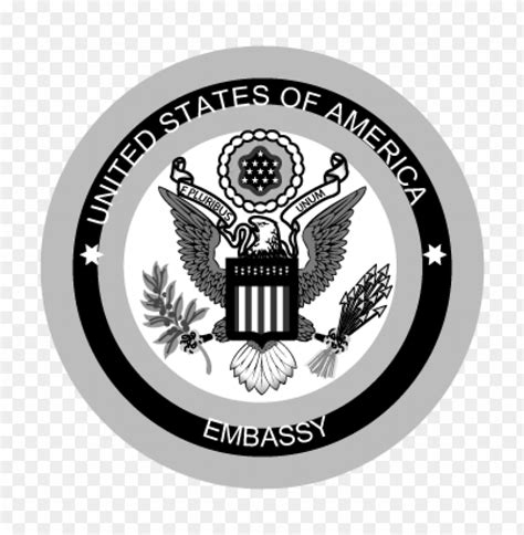 United States Of America Embassy Vector Logo 468087 Toppng