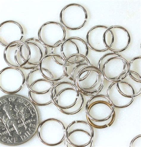 Tierracast Jump Rings 8 Mm 18 Gauge Round Jump Rings Chain Etsy