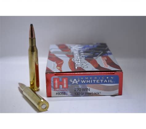 Hornady 270 Win 130gr InterLock SP American Whitetail