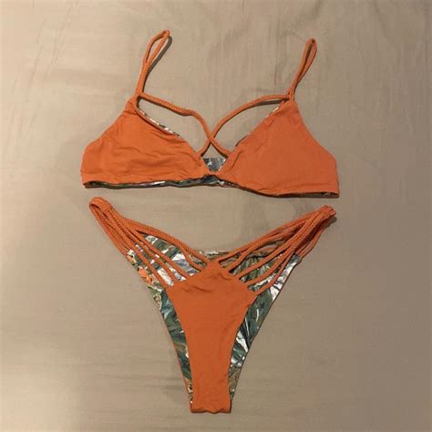 Reversible San Lorenzo Bikini Worn Once Like Depop