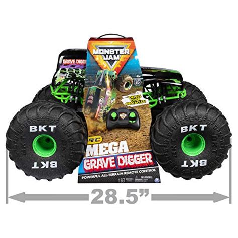 Monster Jam 6046197 Mega Grave Digger mit Beleuchtung Maßstab 1 6