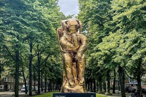 Klibansky The Thinker On Rembrandt Square Rembrandtplein Amsterdam