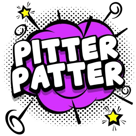 Free Vector Pitter Patter Comic Bright Template With Speech Bubbles