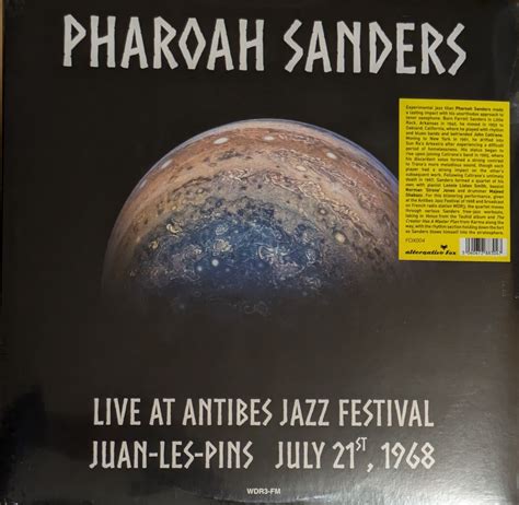 【新品デッドストックlp】pharoah Sanders Live At Antibes Jazz Festival In Juan