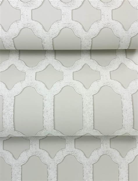 4134-72541 Chesapeake Wildflower Chervil Trellis Wallpaper - Cream – US