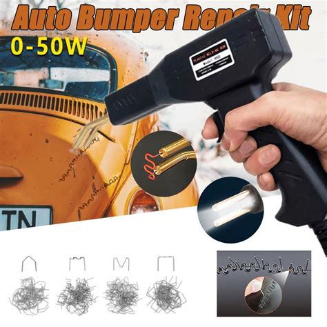 Plastic Welder V Car Bumper Plastic Repair Kit Hot Stapler Welding Machine With Types Wave