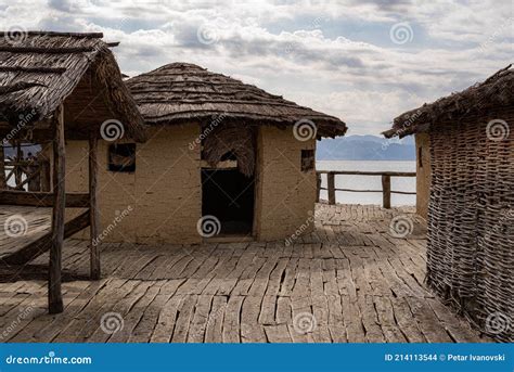 Prehistoric Water Museum Bay Of Bones Ohrid Macedoni Editorial