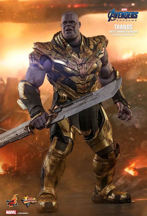 NEW PRODUCT HOT TOYS AVENGERS ENDGAME THANOS BATTLE DAMAGED VERSION