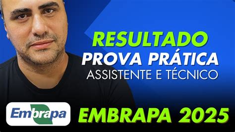 Resultado prova prática do concurso da Embrapa - YouTube
