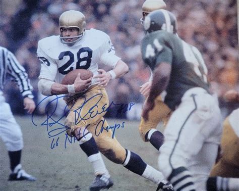 Autographed Rocky Bleier Notre Dame "66 Nat'l Champs" 16x20 Photo ...