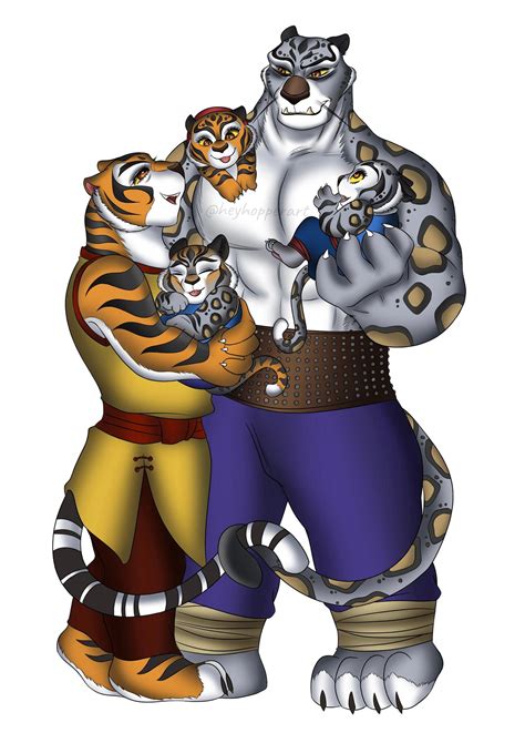 Tai Lung X Tigress by Heyhopperart on DeviantArt