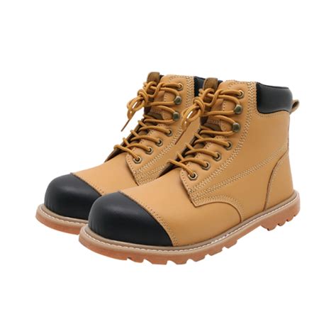 Brown Waterproof Safety Shoes Cowhide Eternity Safety