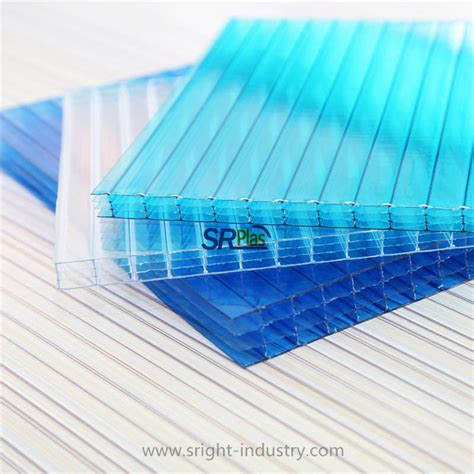 100 Virgin Bayer Makrolon Polycarbonate Hollow Sheets UV Protection