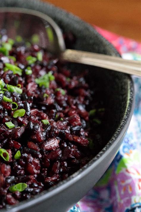 How To Cook Black Rice Aka Forbidden Rice The Caf Sucre Farine