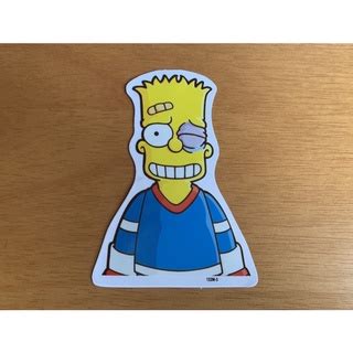 Adesivo Bart Simpson Shopee Brasil