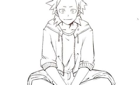 Mha Kirishima Coloring Page Coloring Pages