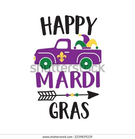 Mardi Gras Carnival Set Icons Design Stock Vector Royalty Free