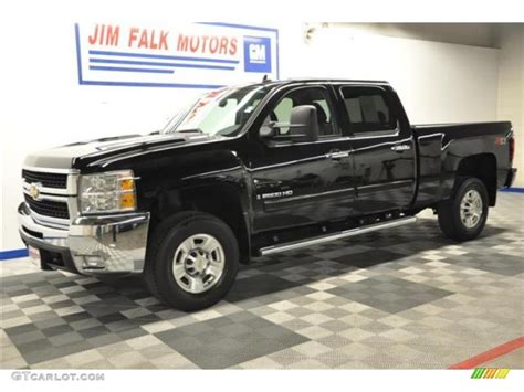 2008 Black Chevrolet Silverado 2500hd Lt Z71 Crew Cab 4x4 69524122