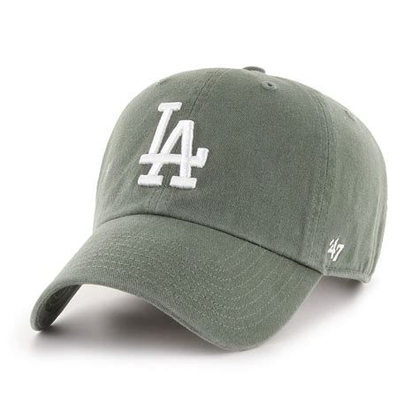 Los Angeles Dodgers Mlb Clean Up Hat Moss Adjustable