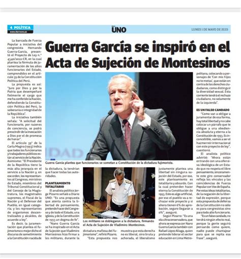 Portada Lunes 1 De Mayo De 2023