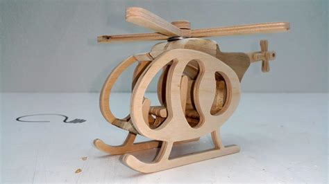 Making a Wooden Toy Helicopter – DM Idea