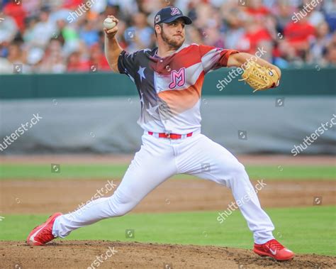 Memphis Pitcher Kevin Herget 16 Action Editorial Stock Photo Stock