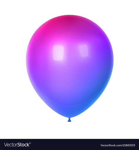 3d realistic colorful balloon birthday balloon Vector Image | Colourful ...