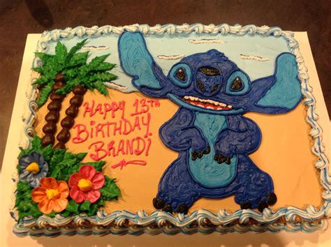 Lilo And Stitch Lilo And Stitch Cake Birthday Sheet Cakes Birthday